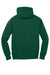 Sport-Tek ST254/TST254 Mens Shrink Resistant Fleece Hooded Sweatshirt Hoodie w/ Pouch Pocket Forest Green Flat Back