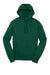 Sport-Tek ST254/TST254 Mens Shrink Resistant Fleece Hooded Sweatshirt Hoodie w/ Pouch Pocket Forest Green Flat Front