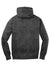 Sport-Tek ST254/TST254 Mens Shrink Resistant Fleece Hooded Sweatshirt Hoodie w/ Pouch Pocket Heather Graphite Grey Flat Back