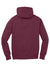 Sport-Tek ST254/TST254 Mens Shrink Resistant Fleece Hooded Sweatshirt Hoodie w/ Pouch Pocket Maroon Flat Back