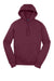 Sport-Tek ST254/TST254 Mens Shrink Resistant Fleece Hooded Sweatshirt Hoodie w/ Pouch Pocket Maroon Flat Front