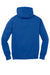 Sport-Tek ST254/TST254 Mens Shrink Resistant Fleece Hooded Sweatshirt Hoodie w/ Pouch Pocket True Royal Blue Flat Back
