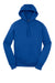 Sport-Tek ST254/TST254 Mens Shrink Resistant Fleece Hooded Sweatshirt Hoodie w/ Pouch Pocket True Royal Blue Flat Front