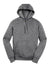 Sport-Tek ST254/TST254 Mens Shrink Resistant Fleece Hooded Sweatshirt Hoodie w/ Pouch Pocket Heather Vintage Grey Flat Front