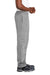 Sport-Tek ST257 Mens Open Bottom Sweatpants w/ Pockets Heather Vintage Grey Model Side