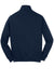 Sport-Tek ST259 Mens Shrink Resistant Fleece Full Zip Sweatshirt w/ Pockets True Navy Blue Flat Back