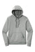 Sport-Tek ST264 Mens Heather Sport-Wick Moisture Wicking Fleece Hooded Sweatshirt Hoodie w/ Pouch Pocket Heather Dark Silver Grey Flat Front
