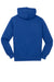 Sport-Tek ST271 Mens Lace Up Fleece Hooded Sweatshirt Hoodie w/ Pouch Pocket True Royal Blue Flat Back