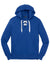 Sport-Tek ST271 Mens Lace Up Fleece Hooded Sweatshirt Hoodie w/ Pouch Pocket True Royal Blue Flat Front