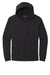 Sport-Tek ST272 Mens French Terry Hooded Sweatshirt Hoodie w/ Pouch Pocket Black Flat Front