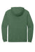 Sport-Tek ST272 Mens French Terry Hooded Sweatshirt Hoodie w/ Pouch Pocket Heather Forest Green Flat Back