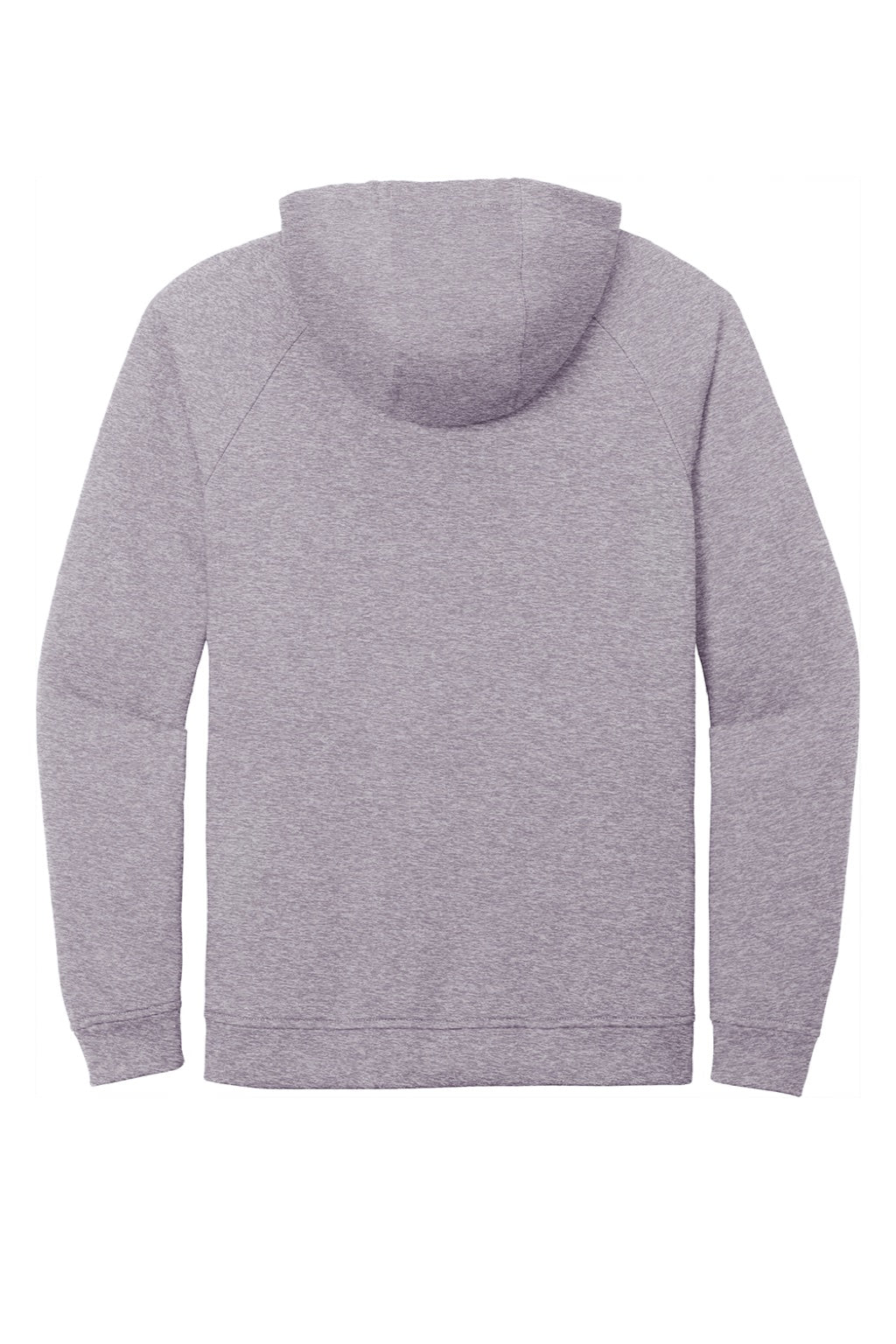 Sport-Tek ST272 Mens French Terry Hooded Sweatshirt Hoodie w/ Pouch Pocket Heather Grey Flat Back