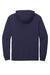 Sport-Tek ST272 Mens French Terry Hooded Sweatshirt Hoodie w/ Pouch Pocket True Navy Blue Flat Back