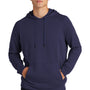 Sport-Tek Mens French Terry Hooded Sweatshirt Hoodie w/ Pouch Pocket - True Navy Blue