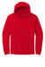 Sport-Tek ST272 Mens French Terry Hooded Sweatshirt Hoodie w/ Pouch Pocket True Red Flat Front