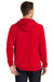 Sport-Tek ST272 Mens French Terry Hooded Sweatshirt Hoodie w/ Pouch Pocket True Red Model Back