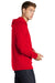 Sport-Tek ST272 Mens French Terry Hooded Sweatshirt Hoodie w/ Pouch Pocket True Red Model Side