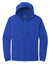 Sport-Tek ST272 Mens French Terry Hooded Sweatshirt Hoodie w/ Pouch Pocket True Royal Blue Flat Front