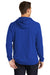 Sport-Tek ST272 Mens French Terry Hooded Sweatshirt Hoodie w/ Pouch Pocket True Royal Blue Model Back