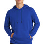 Sport-Tek Mens French Terry Hooded Sweatshirt Hoodie w/ Pouch Pocket - True Royal Blue - Closeout