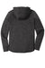 Sport-Tek ST280 Mens Triumph Fleece Hooded Sweatshirt Hoodie w/ Pouch Pocket Heather Black Flat Back