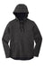 Sport-Tek ST280 Mens Triumph Fleece Hooded Sweatshirt Hoodie w/ Pouch Pocket Heather Black Flat Front