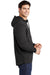 Sport-Tek ST280 Mens Triumph Fleece Hooded Sweatshirt Hoodie w/ Pouch Pocket Heather Black Model Side