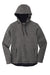 Sport-Tek ST280 Mens Triumph Fleece Hooded Sweatshirt Hoodie w/ Pouch Pocket Heather Dark Grey Flat Front