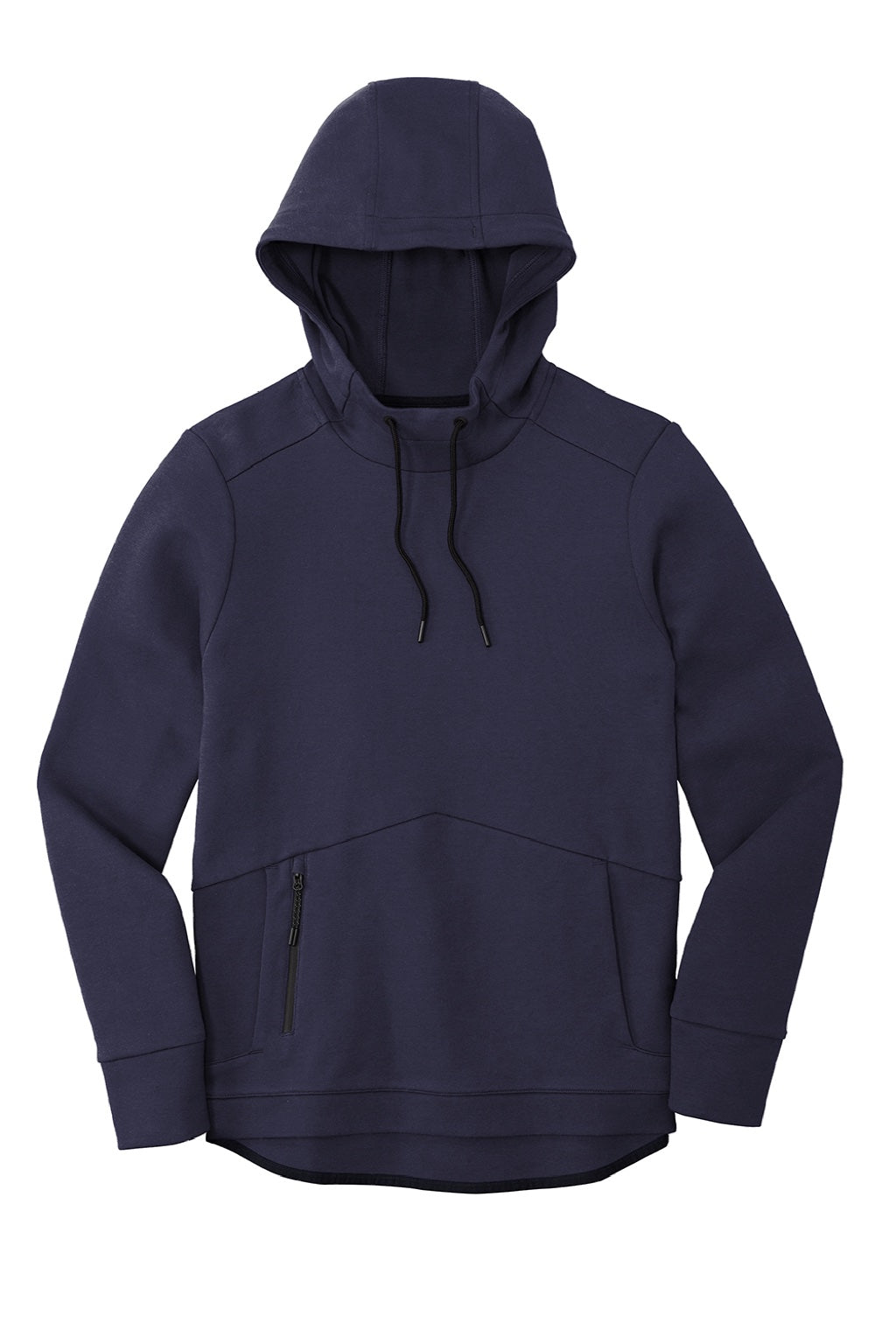 Sport-Tek ST280 Mens Triumph Fleece Hooded Sweatshirt Hoodie w/ Pouch Pocket Navy Blue Flat Front