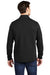 Sport-Tek ST281 Mens Triumph Fleece 1/4 Zip Sweatshirt w/ Pouch Pocket Black Model Back