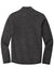 Sport-Tek ST281 Mens Triumph Fleece 1/4 Zip Sweatshirt w/ Pouch Pocket Heather Black Flat Back