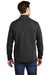 Sport-Tek ST281 Mens Triumph Fleece 1/4 Zip Sweatshirt w/ Pouch Pocket Heather Black Model Back