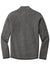 Sport-Tek ST281 Mens Triumph Fleece 1/4 Zip Sweatshirt w/ Pouch Pocket Heather Dark Grey Flat Back