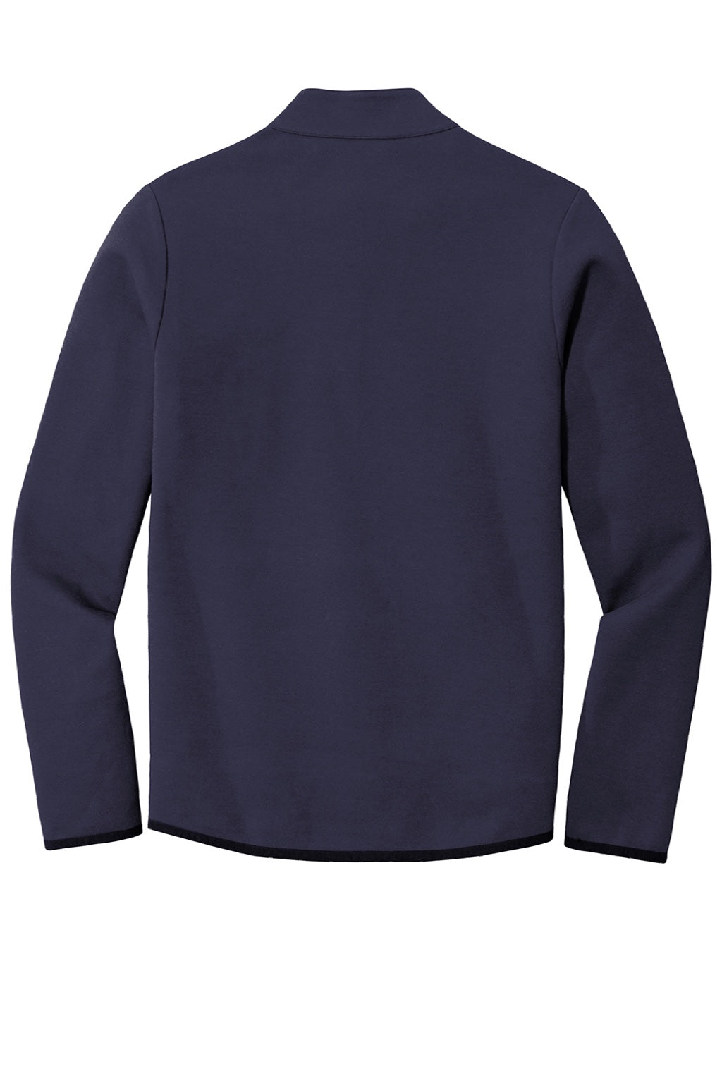 Sport-Tek ST281 Mens Triumph Fleece 1/4 Zip Sweatshirt w/ Pouch Pocket Navy Blue Flat Back