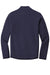 Sport-Tek ST281 Mens Triumph Fleece 1/4 Zip Sweatshirt w/ Pouch Pocket Navy Blue Flat Back