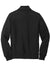Sport-Tek ST284 Mens Full Zip Sweatshirt w/ Pockets Black Flat Back