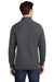 Sport-Tek ST284 Mens Full Zip Sweatshirt w/ Pockets Heather Graphite Grey Model Back