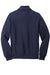 Sport-Tek ST284 Mens Full Zip Sweatshirt w/ Pockets True Navy Blue Flat Back