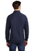 Sport-Tek ST284 Mens Full Zip Sweatshirt w/ Pockets True Navy Blue Model Back
