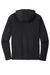 Sport-Tek ST293 Mens Moisture Wicking Fleece Full Zip Hooded Sweatshirt Hoodie w/ Pockets Black Flat Back