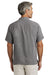 Tommy Bahama ST325384TB Mens Tropic Isles Short Sleeve Button Down Shirt Shadow Grey Model Back
