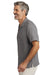 Tommy Bahama ST325384TB Mens Tropic Isles Short Sleeve Button Down Shirt Shadow Grey Model Side