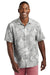 Tommy Bahama ST325929TB Mens Coconut Point Playa Flora Moisture Wicking Short Sleeve Button Down Shirt Light Grey Model Front