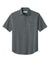 Tommy Bahama ST326815TB Mens Sandy Point Moisture Wicking Short Sleeve Button Down Shirt w/ Pocket Coal Grey Flat Front