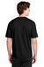 Sport-Tek ST340 Mens RacerMesh Moisture Wicking Short Sleeve Crewneck T-Shirt Black Model Back