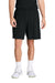 Sport-Tek ST349P Mens Moisture Wicking Competitor Athletic Shorts w/ Pockets Black Model Front