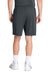 Sport-Tek ST349P Mens Moisture Wicking Competitor Athletic Shorts w/ Pockets Iron Grey Model Back