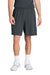 Sport-Tek ST349P Mens Moisture Wicking Competitor Athletic Shorts w/ Pockets Iron Grey Model Front