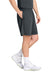 Sport-Tek ST349P Mens Moisture Wicking Competitor Athletic Shorts w/ Pockets Iron Grey Model Side
