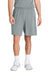 Sport-Tek ST349P Mens Moisture Wicking Competitor Athletic Shorts w/ Pockets Silver Grey Model Front